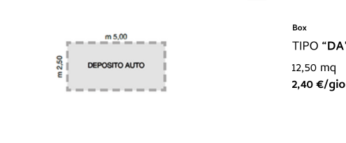 Tipo "DA" - 2,40 €/giorno