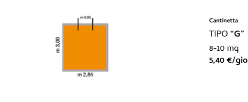 Tipo "G" - 5,40 €/giorno